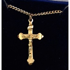 Gold Crucifix on Chain